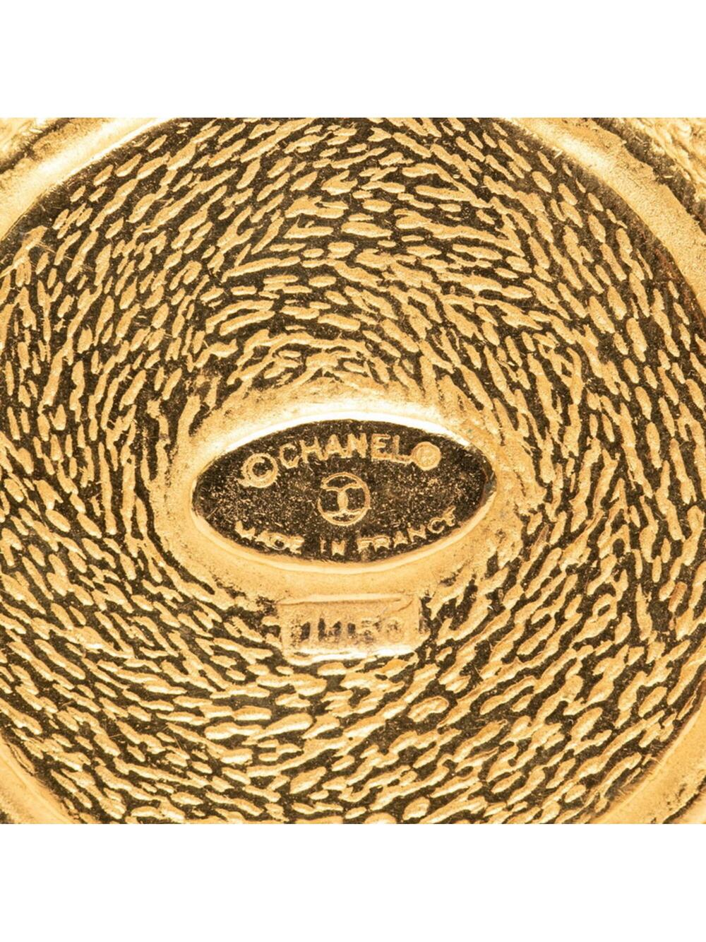 Chanel Cc Logo Brooch Metal #275706C62B - Picture 3 of 3
